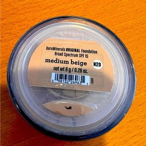bareMinerals Original Foundation, Broad Spectrum SPF 15, Medium Beige, N20 - New